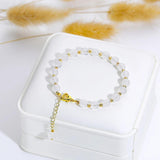 Serenity moonstone healing crystals anxiety bracelet