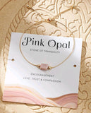 Serene Spirit Pink Opal Bracelet
