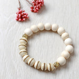 Bone Mala Beads Bracelet