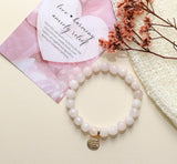 Gratitude Glow Rose Quartz Bracelet - Be Adorned