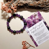 amethyst crystal bracelet to support anxiety and sleep