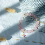 Starlight Serenity Rose Quartz Bracelet - Be Adorned