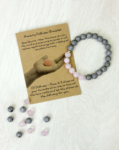 Anxiety diffuser bracelet