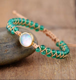 Peace And Balance Opal Charm Bracelet