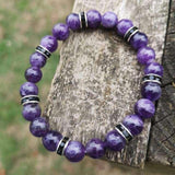 amethyst crystal bracelet to support sleep and relaxation